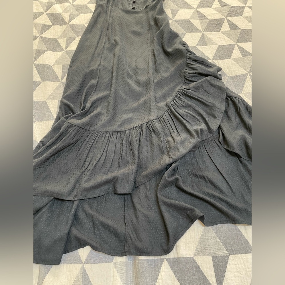 Volcom Black High Low Ruffled Dress - Picture 2 of 10